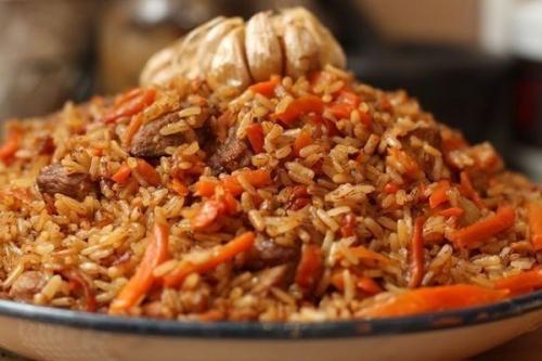 Узбекский плов.  Ингредиенты: