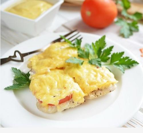 Рыба по-французски на ужин.