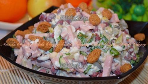 Топ - 8 самых вкусных салатов с ветчиной?