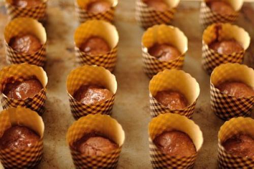 Шоколадный кулич.  Шоколадный кулич с мягкой и пушистой текстурой. 02