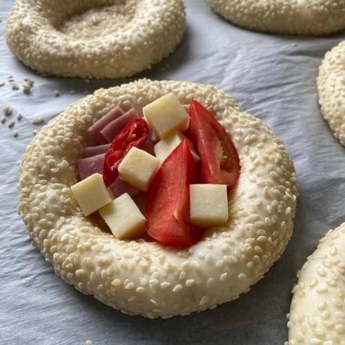 Мини пицца. Получается очень вкусно. 05 Мини пицца. Получается очень вкусно. 05