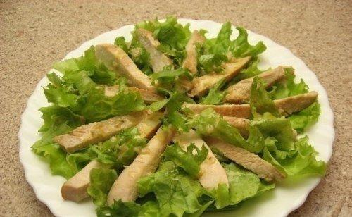 Очень вкусный салатик Цезарь. 06