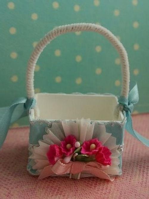 Какие красивые пасхальные корзинки. 02