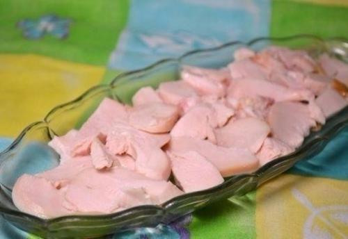 Салат Искушение.  Ингредиенты: 02