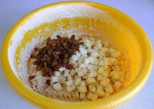 Мягкие яблочные печенья. 03