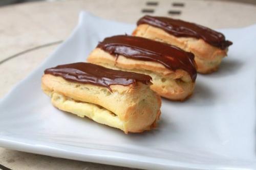 Итальянские эклеры.  Количество порций: 24 шт.