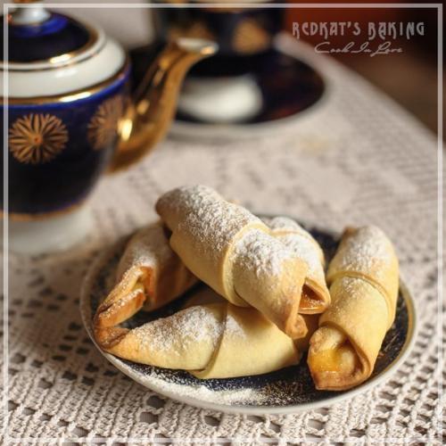 Рогалики с вареньем по бабушкиному рецепту.