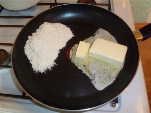 Свинина, запеченная с овощами под соусом бешамель. 04