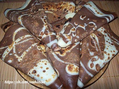 Шоколадные блинчики на молоке!