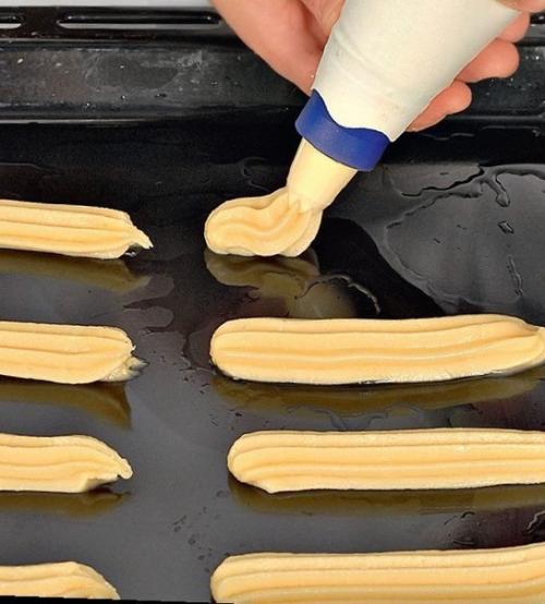 Эклеры со сливочным кремом. 02