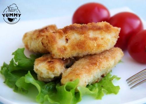 Куриные наггетсы.  Ингредиенты: