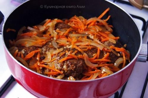 Ефтели с гречневой крупой. 08