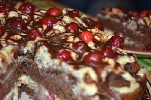 Торт Поцелуй Вишневый. 02