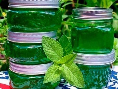 Мятное варенье. Ингредиенты: