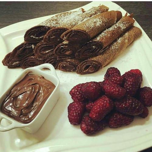 Шоколадные блинчики?  500 мл молока.