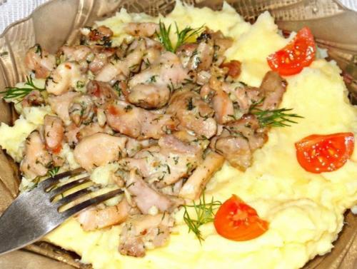 Куриное Филе с чесноком и сыром. 02