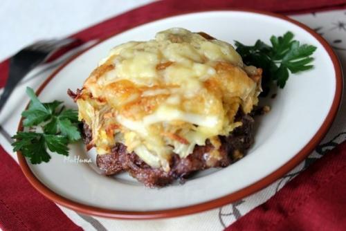 Ванильно - шоколадный творожный десерт.