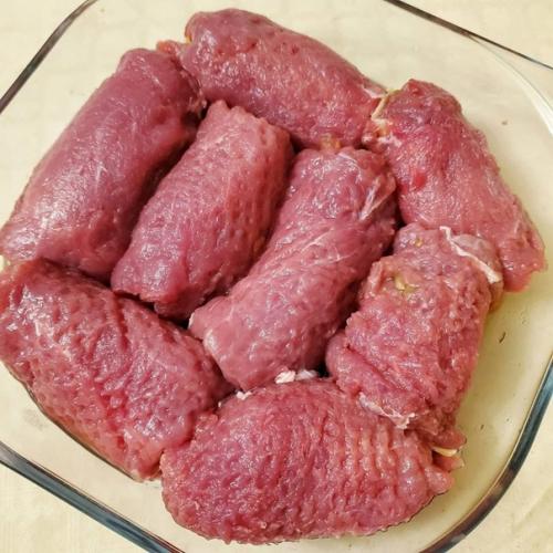 Сочные рулетики в духовке. 07