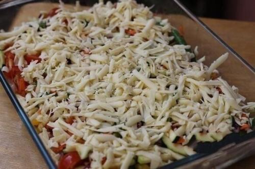 Курица под овощами. 04