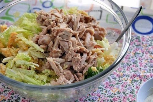 Салат Цезарь по-русски. 05