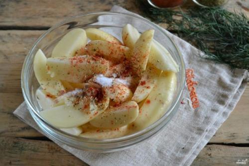 Картофель по-деревенски в духовке. 03 Картофель по-деревенски в духовке. 03