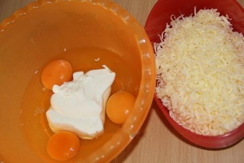 Сырные гренки. Ингредиенты: 02