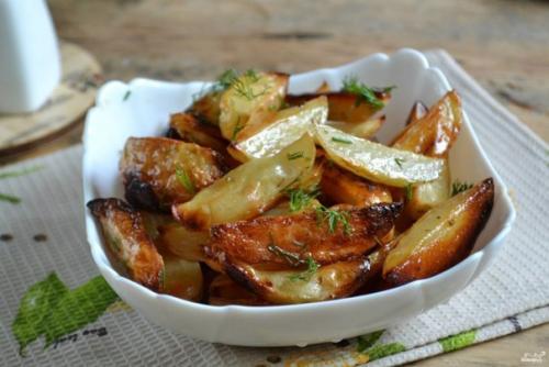 Картофель по-деревенски в духовке. 05 Картофель по-деревенски в духовке. 05