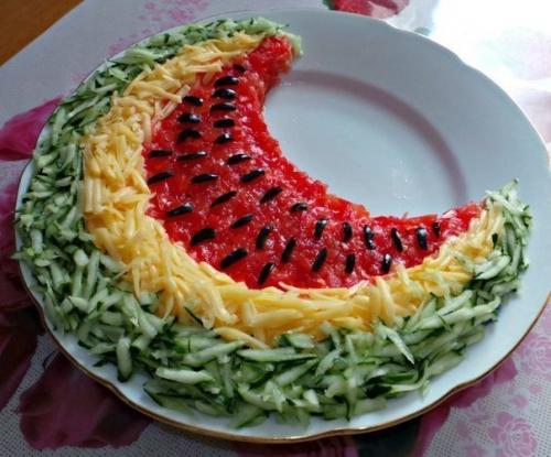 Салат Арбузная Долька! 02