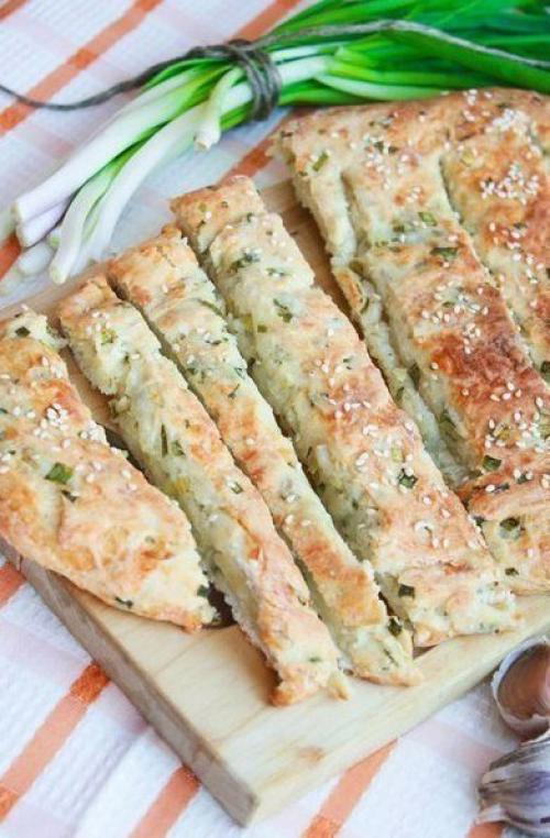 Луковo - cыpный xлеб. 02