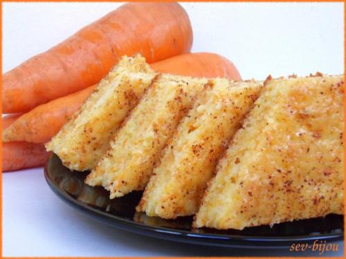 Быстрый морковный пирог.