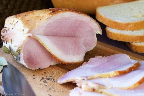 Домашняя буженина.   Очень вкусная!