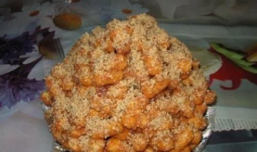 Торт из кукурузных палочек. 07