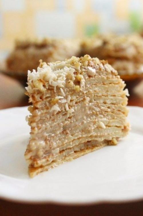 Блинный торт. Ингредиенты: 01