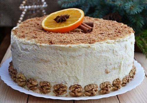 Творожный торт.   Ингредиенты: