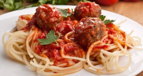 Спагетти с фрикадельками. Спагетти с фрикадельками.