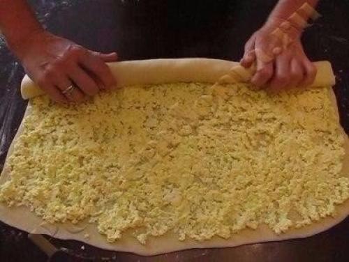 Творожные завитушки.  Ингредиенты: 01