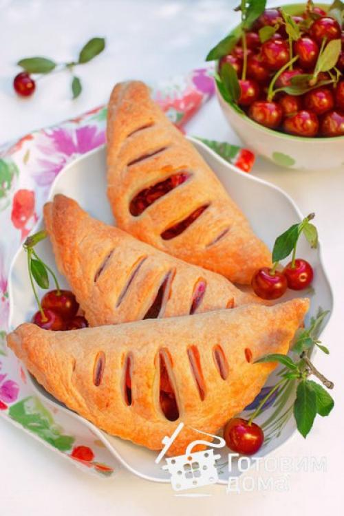 Слойки с вишней. 06 Слойки с вишней. 06