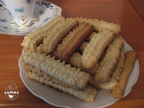 Песочное печенье.  Ингредиенты: