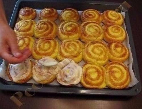 Творожные завитушки.  Ингредиенты: 05