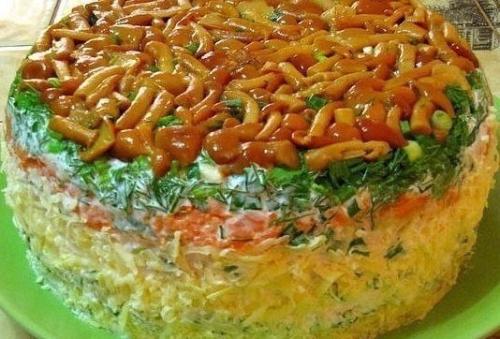 Самые вкусные рецепты салатов на праздник. 02