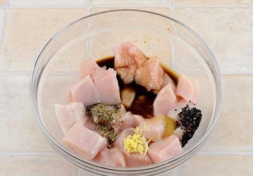 Куриные шашлычки с кабачками. 02