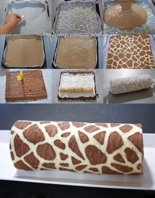 Рулет Жираф.  Ингредиенты: