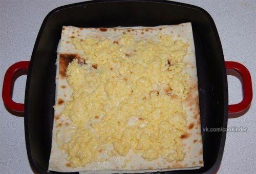 Сырный Пирог из Армянского Лаваша. 03
