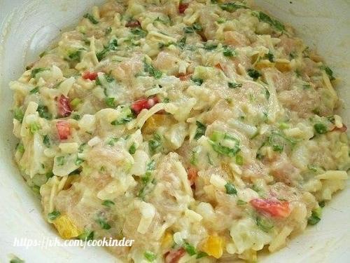 Котлетки из куриного Филе и овощей для стройняшек. 02