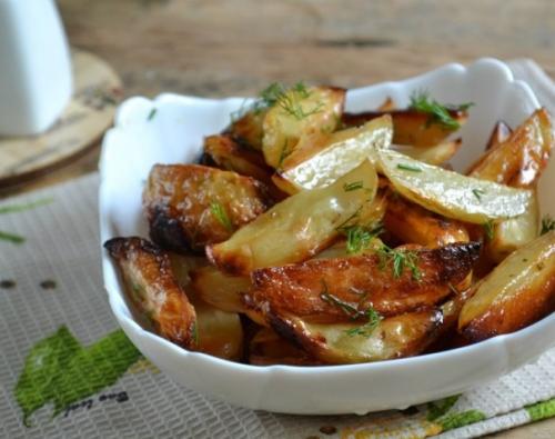 Картошечка по - деревенски, запеченная в духовке. 04