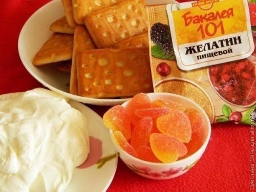 Торт - желе Нежность. 01