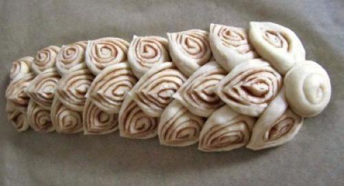 Рулет - плетёнка. Ингредиенты: 04 Рулет - плетёнка. Ингредиенты: 04