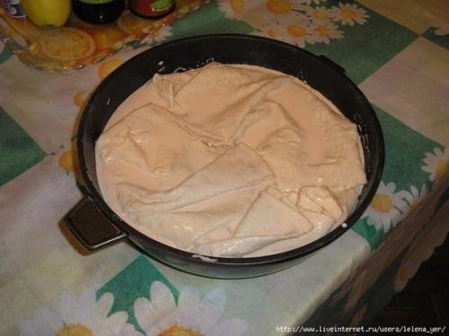 Пирог из лаваша (с сулугуни, укропом и картошкой). 04