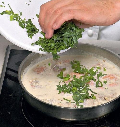 Фетуччине с креветками в сливочном соусе. 03