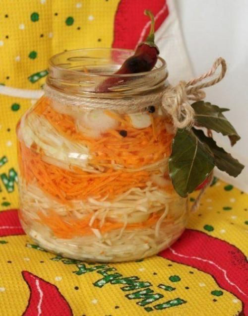 Капуста быстрого посола.